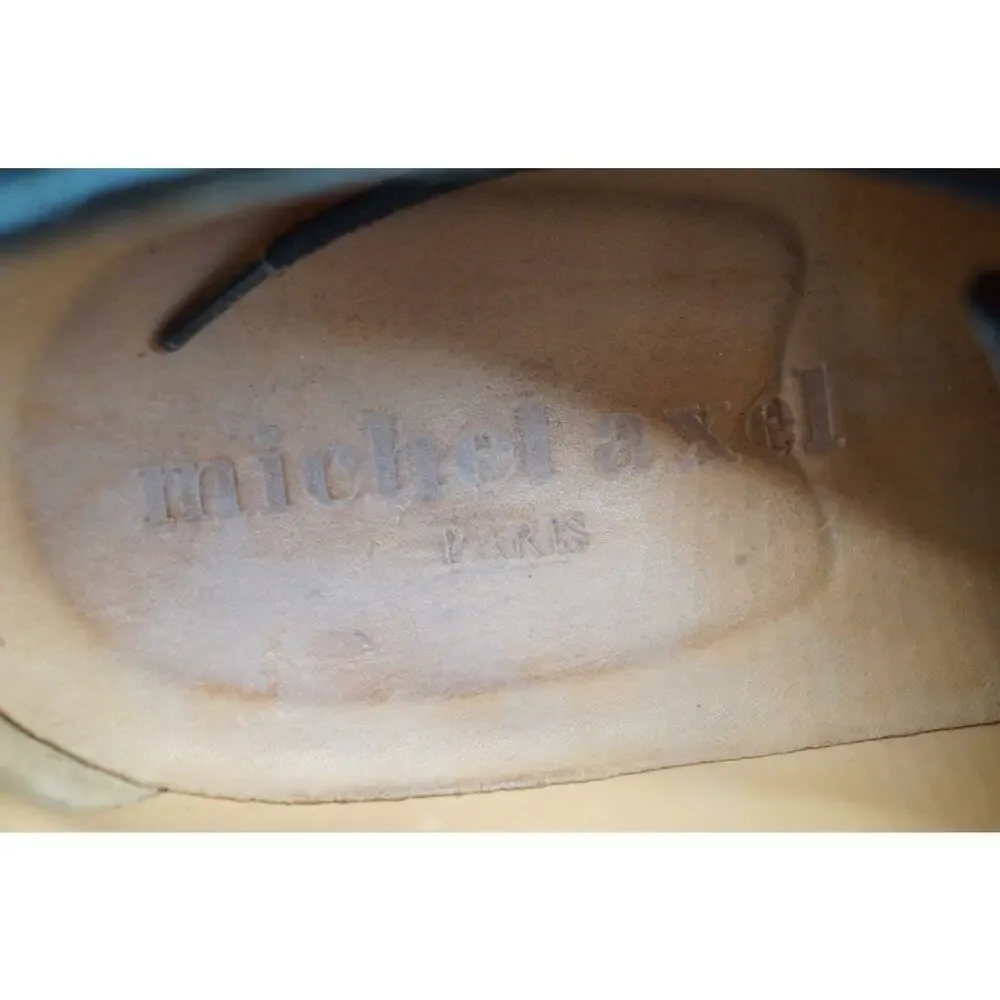 MICHAEL AXEL PARIS Men custom-soled wholecut oxford shoes Size 43.5 US 10.5